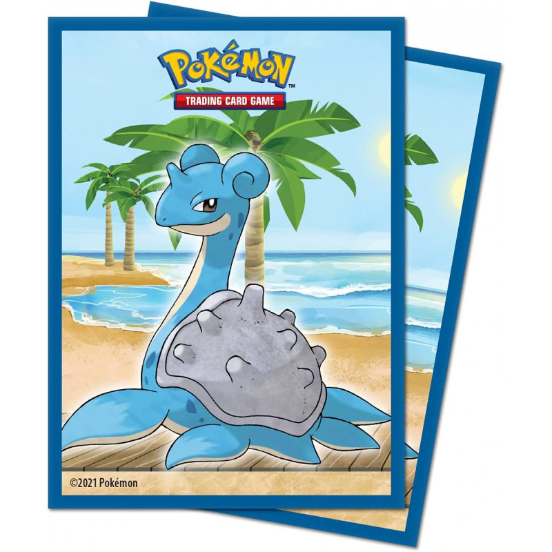 65 protective sleeves for cards with Lapras by UltraPro