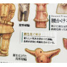 « Haniwa figurines en terre cuite » Otonano-Zukan autocollants en papier