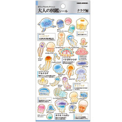 'Jellyfish' Otonano-Zukan Paper stickers