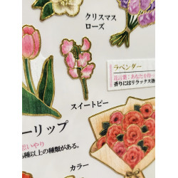 'Flowers' Otonano-Zukan Paper stickers