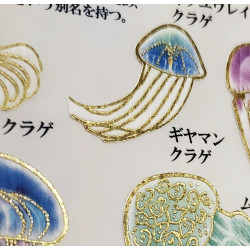 'Jellyfish' Otonano-Zukan Paper stickers