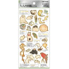 'Animals in Japanese Paintings' Otonano-Zukan Paper stickers