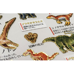 « Dinosaures » Otonano-Zukan autocollants en papier