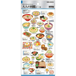 'Noodles' Otonano-Zukan Paper stickers