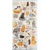 'A cat's feelings' Otonano-Zukan Paper stickers