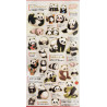 'Panda ecology' Otonano-Zukan Paper stickers