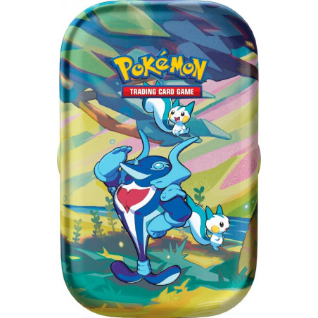 [en allemand] Une tin boîte "Nebel Der Sagen" Delfinator & Pachirisu - Cartes Pokémon