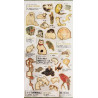 'Animals in Japanese Paintings' Otonano-Zukan Paper stickers