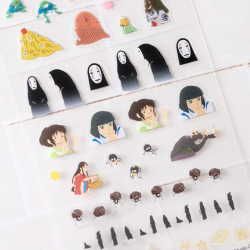 Le Voyage de Chihiro ensemble de mini-stickers