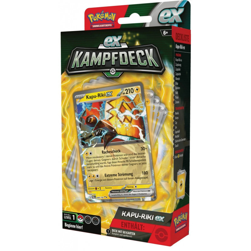 [en allemand] Kampfdeck avec Kapu-Riki-ex - cartes Pokemon