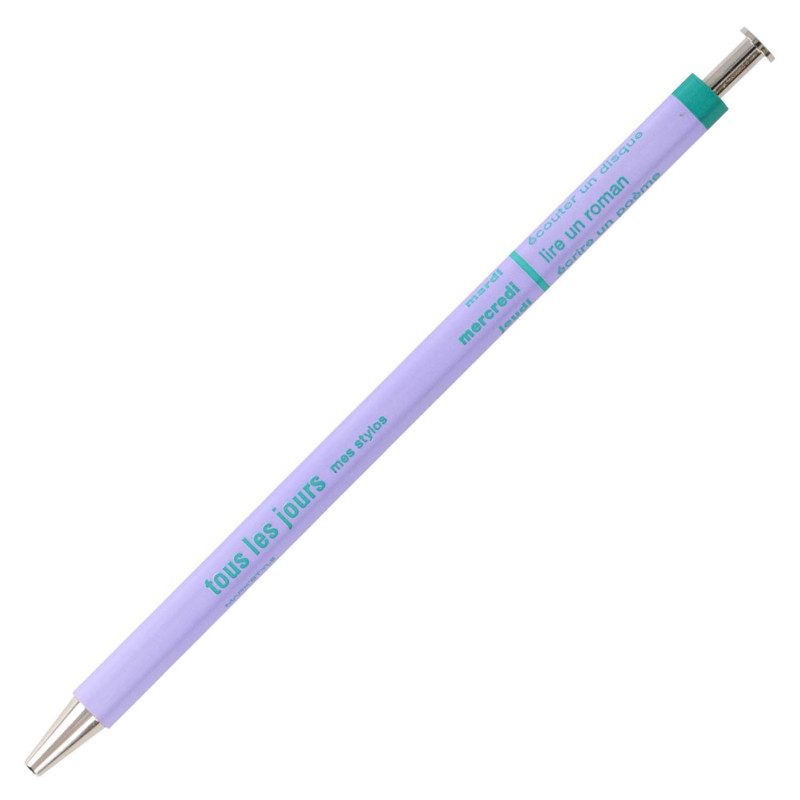 light purple, MARK'S DAYS tous les jours - wooden Ballpen - DAY-BP6-LPL (refillable)