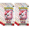 "151" booster bundle mit 6 Boosters - Pokemon Karten Karmesin & Purpur [auf Deutsch]