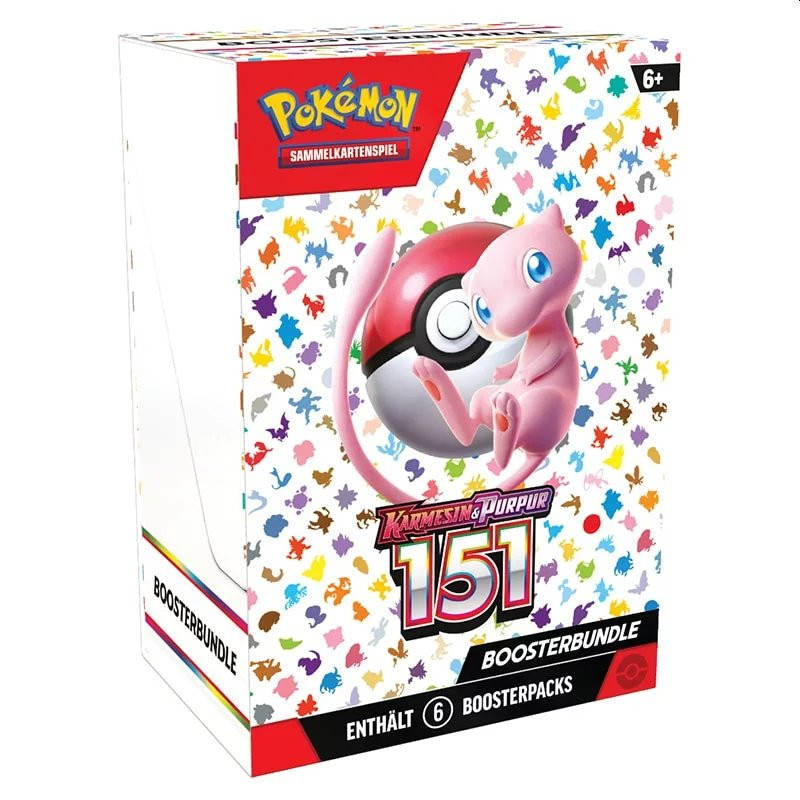 [en allemand] "151" Booster bundle avec 6 boosters - cartes Pokémon