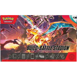 Build & Battle Stadion Obsidianflammen - Karmesin & Purpur Pokemon Karten