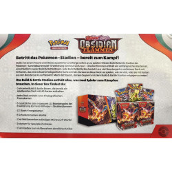 Build & Battle Stadion Obsidianflammen - Karmesin & Purpur Pokemon Karten