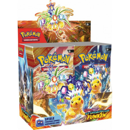 [restocking soon][in German] Stürmische Funken Booster Box Display (36 boosters) - Pokemon Cards