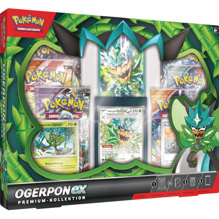 Operpon-ex Premium-Kollektion - Pokémon Karten Karmesin & Purpur [deutsche Ausgabe]