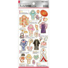 'Japanese traditional clothing' Otonano-Zukan Paper stickers