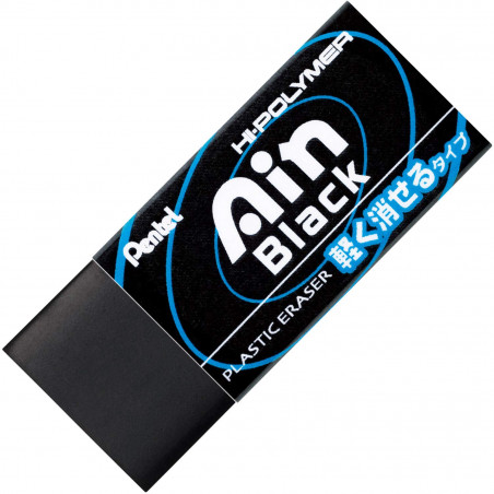 Ain Black - Hi-Polymer Plastic Eraser by Pentel