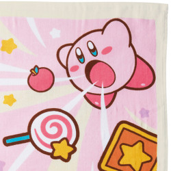 Kirby towel: suction frenzy (90×90cm) by Marushin