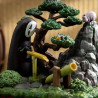 Spirited Away: animated water garden diorama