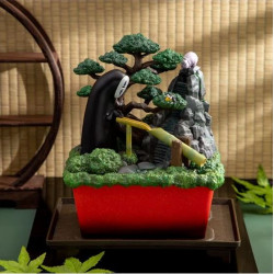 Spirited Away: animated water garden diorama