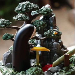 Spirited Away: animated water garden diorama