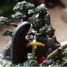 Spirited Away: animated water garden diorama