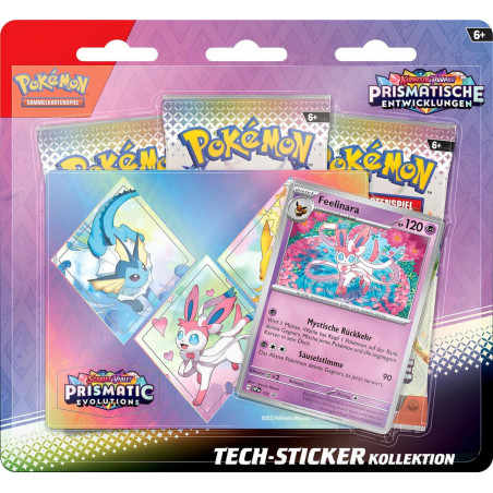 Prismatische Entwicklungen Feelinara Tech-Sticker-Kollektion - Pokémon Karten