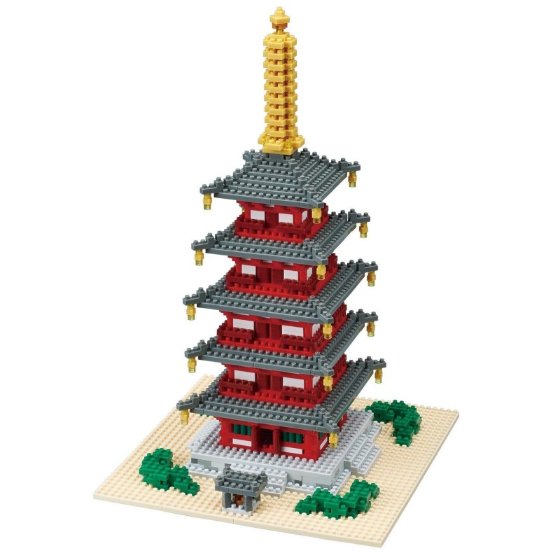 Five storied Pagoda NB-031 NANOBLOCK 