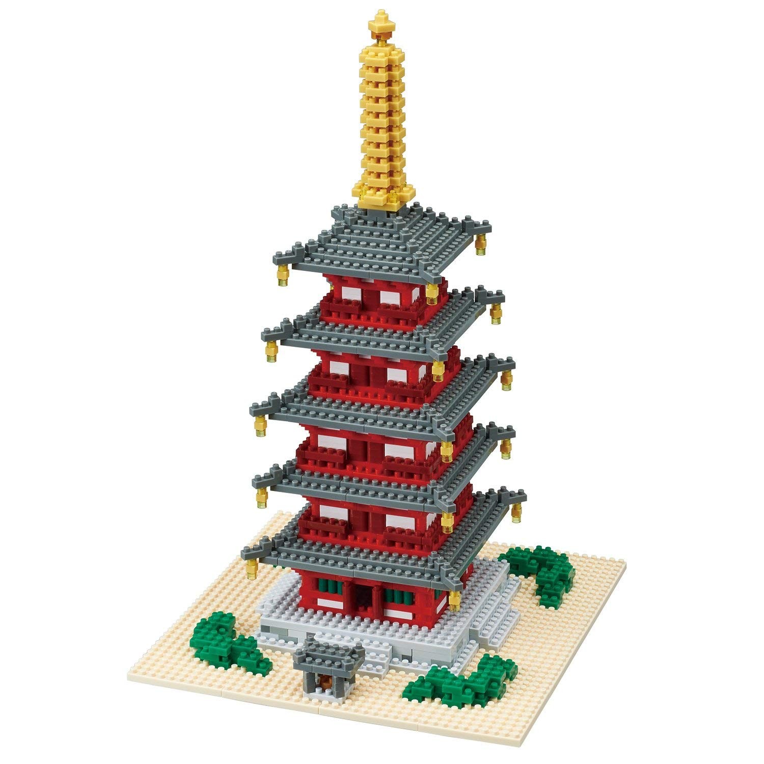 antyder Elastisk Prædiken Five storied Pagoda NB-031 NANOBLOCK the Japanese mini construction block |  Deluxe