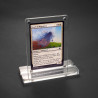 Spectator acrylic stand for one trading card, by Leuchtturm