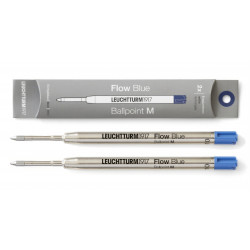 Flow Blue Ballpoint M, blue, medium, two G2 refills by...