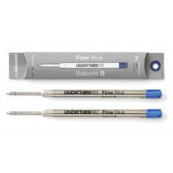 Flow Blue Ballpoint B, blue, bold, two G2 refills by...