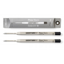 Flow Black Ballpoint B, black, bold, two G2 refills by...