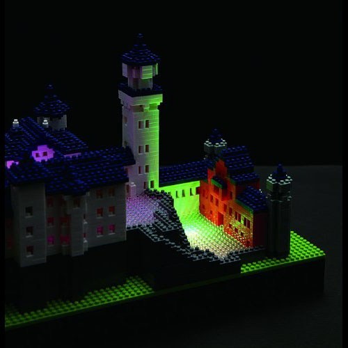 Kawada Nanoblock Neuschwanstein Castle Deluxe Edition Nan-nb009 A93928 for sale online 