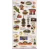 'Kyoto (Präfektur)' Otonano-Zukan Papier Aufkleber