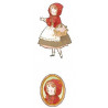 « Le Petit Chaperon rouge » autocollants en papier MONOGATARI