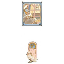 'Town Musicians of Bremen' MONOGATARI paper stickers