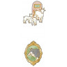 'The Wolf and the Seven Young Goats' MONOGATARI paper stickers