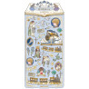 'Night on the Galactic Railroad' MONOGATARI paper stickers