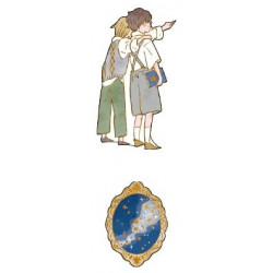 'Night on the Galactic Railroad' MONOGATARI paper stickers