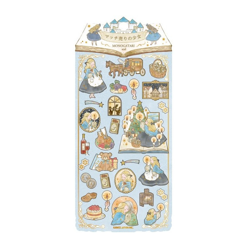 'Das kleine Mädchen mit den Schwefelhölzern' MONOGATARI Papier Aufkleber