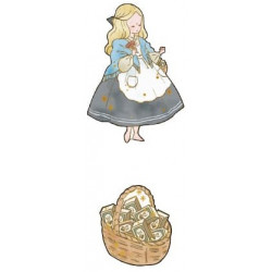 'The Little Match Girl' MONOGATARI paper stickers
