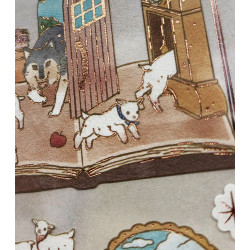 'The Wolf and the Seven Young Goats' MONOGATARI paper stickers