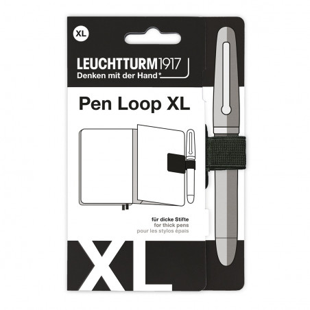 Pen Loop XL black, self-adhesive - Leuchtturm1917