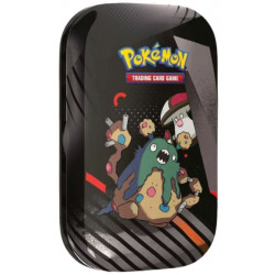 [in German] all 8 Schwarze Blitze & Weisse Flammen Mini Tin Boxes - Pokémon Cards