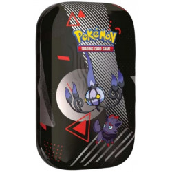 [in German] all 8 Schwarze Blitze & Weisse Flammen Mini Tin Boxes - Pokémon Cards