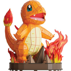 Pokémon Glumanda - Puzzle mit 241 Teilen von 4D Build