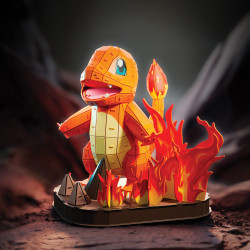 Pokémon Glumanda - Puzzle mit 241 Teilen von 4D Build